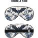 Bat Pattern Sleep Mask - Reusable Soft Blackout Eye Mask for Better Sleep & Travel | Gifts for Him & Her - Buy Online on GoSupps.com