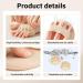 6 Pairs Forefoot Cushions - Women's Invisible Cotton Toe Socks for Pain Relief | Soft Midfoot Pad in Black & Skin Color - Buy Online on GoSupps.com