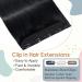 Clip-In Real Hair Extensions | Affordable #1 Black Remy Human Hair | 40cm - 45g | 5 Clips - Buy Online on GoSupps.com