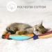 Aibuddy Catnip Toy 3PCS Cat Chew Toys Bite Resistant Catnip Toys with Bell Inside Plush Cartoon Kitten Teething Interactive Toy 1 Count (Pack of 3) - Buy Online on GoSupps.com