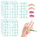 Garosa 100pcs Transparent Waterproof Makeup Hand Palette Stickers - Single Use Self-Adhesive for Home & Salon Use | Perfect for Professionals & Beginners - Buy Online on GoSupps.com