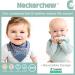 Cheeky Chompers Neckerchew and Neckerbib Bundle - Teething Bibs for Toddlers and Babies - Bandana Style - Baby Bib Gift Set - 4 Dribble Bibs - Preppy Stripes & Baby Dino - Buy Online on GoSupps.com
