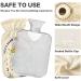 Naanle Bees Mushrooms Heat Bottle | 2L Transparent Hot Water Bottle for Pain Relief & Cold Therapy | Hand & Foot Heating Bag - Buy Online on GoSupps.com