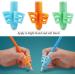 DMFly Pencil Handles for Kids - Handwriting Assistance & Posture Correction | Hollow Ventilation Design 3E Blue & Blue Orange Grip Set - Buy Online on GoSupps.com