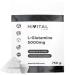 L-Glutamine 5000 mg for 5 months. 750 g of Amino Acid Glutamine 100% Vegan Powdered and Flavorless to support the digestive muscular nervous and cardiovascular systems.