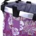 Foldable Small Pet Carrier Bike Basket - Purple Flower Design | Easy Install Detachable Cycling Bag for Cats & Dogs - Buy Online on GoSupps.com