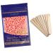 Justwax wax beans hair removal wax beads -Wax Beans -Wax Beads Waxing Beads -Wax 100G (Pink) (1 Pack)