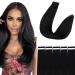Runature tape in extensions virgin real hair black remy tape extensions real hair natural hair tape in virgin real hair extensions 50cm 20 inch 25g 10 stucco #1 50.8 cm virgin #1