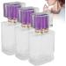 Glass Perfume Bottle Refillable Perfume Atomizer Dispenser Liquid Makeup Container 50ml (Purple) - Buy Online on GoSupps.com