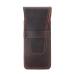 Leather Safety Razor Case | Handmade Brown Leather Shaving Accessories | Travel-Ready Straight Safety Razor Case | Double Edge Razor Essentials - Buy Online on GoSupps.com