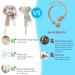 2-Pack Organic Cotton Pacifier Chain - Universal Pacifier Strap for Babies & Pets | Safe for 0-36 Months - Buy Online on GoSupps.com