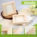 6 Pack Unfinished 6x6 Inch Square Wood Panels for DIY Arts & Crafts Projects - Buy Online on GoSupps.com