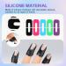 KALIONE Nail Polish Protectors - 100pcs U-Shaped Cuticle Guards with Tweezers for Nail Art & Painting - Peel Off Stickers (5 Colors) - International Shipping Available - Buy Online on GoSupps.com