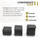 Buy Elastic Straps Bands for Microcurrent Pads - 12 Pieces in 3 Sizes | Elitzia ET2000BD - Slimming Belt Accessories - Buy Online on GoSupps.com