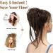 Hair Bun Hairpiece for Women Daily Synthetic Elastic Curly Messy Bun Hairpieces Scrunchie Black Blonde Brown Natural Fake Hair Chignon Band Updo Donut Hair Chignons(4-30) - Buy Online on GoSupps.com