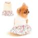 Paidful dog blumen dress for small medium -sized dog cats girls soft cotton vest ruffled rock rock breathable tank pops chihuahua yorkie clothing pet spring summer wears beige xl XL: bust: 52cm/20.5 " back length: 40cm/15.5" Beige