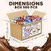 GOURMET BOX | Mega Assortment of 500 Individually Wrapped Mini Chocolates | Celebrations Kinder Milka Daim Toblerone | Over 3.7kg of Chocolate to Share - Buy Online on GoSupps.com