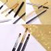 MAGICLULU Lip Brush Applicator Set - 4pcs Portable Makeup Brushes for Lipstick & Gloss - Oblique Head Lip Applicators for Flawless Application - Buy Online on GoSupps.com