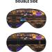 Las Vegas Night View Print Unisex Sleep Mask - Double-Sided Eye Mask for Sound Sleep & Skin Care - Buy Online on GoSupps.com