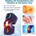 Creliver Knee Massager with Heat - FSA/HSA Eligible Cordless 6 Heat Levels for Pain Relief & Meniscus Tear Ideal Gift for Dad & Men - Updated Edition - Buy Online on GoSupps.com