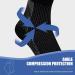 Plantar Fasciitis Support Socks - Ankle Brace Compression for Pain Relief - 4 Pairs Black XXL - Buy Online on GoSupps.com