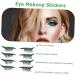 DOITOOL 4 pairs Eyelid Liners Eyelash Eyeliner Line Self-adhesive D Sticker Makeup Waterproof 1 count (Pack of 1) Green - Buy Online on GoSupps.com
