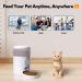 WOPET 4L WiFi Automatic Cat Feeder with Stainless Steel Bowl | APP Control and Portion Control | Up to 15 Meals a Day | Low Food Alarm and Voice Recorder | White - Buy Online on GoSupps.com