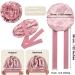 AWAYTR 2 Layered Satin Bonnet for Women Tie Band Hair Bonnet for Sleeping Silk Sleeping Cap with 3PCS Hair Scrunchies (Dust Rose(Bonus 3 Hair scrunchies)) - Buy Online on GoSupps.com