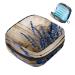 Women's binding pocket purple lavender flower floral wood women tampon storage bags zip pockets menstrual tied bags multi17
