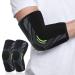 2 pieces of elbow bandage size L tennis arm bandage elbow bandages men breathable and convenient elbow bandage anti-slip bracelet elbow elbow saver tendinitis arthritis