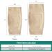 Welnove Achilles Tendonitis Heel Protector Socks - Compression Support & Gel Padded Sleeve for Bursitis Tendonitis Relief - 1 Pair Beige - Buy Online on GoSupps.com