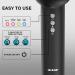 OHJUMP T9 Brushless Ionic Hair Dryer with Diffuser - Black | Professional Blow Dryer for Travel with Constant Temperature Hair Care - Buy Online on GoSupps.com