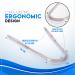 NISATE 100% Stainless Steel Tongue Scraper for Oral Health - Prevents Bad Breath, U-Shaped Design with Blunt Edges for Easy Use - Pack of 1 - Buy Online on GoSupps.com