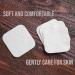 Karrma 100% Pure Cotton Pad120 Square Facial Cotton Wool Pads White Large Suitable for everyday Use Square Facial Pads 120 - Buy Online on GoSupps.com