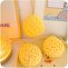 Natural Sea Wool Bath Sponges with Lanyard - Exfoliating Body Scrubber (4 Pack) - Buy Online on GoSupps.com