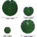 Molain Artificial Lotus Leaves - 8 Realistic Foam Lily Pads for Home Garden Pond Pool & Aquarium Decoration - Buy Online on GoSupps.com