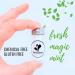 Natural Peppermint Essential Oil Infused Vegan Dental Floss | Eco-Friendly Plant-Based Wax | 38 Yards in Refillable Glass Jar - Buy Online on GoSupps.com