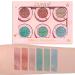Glitter Eyeshadow Palette - 6 Highly Pigmented Smoky Metallic Shades | Long Lasting & Moisturizing | Perfect for Glam Looks - GEYE-080 - Buy Online on GoSupps.com