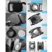 IP68 Waterproof Airtag Dog Holder - Removable Handle Compatible with Apple Airtag Keychain Pendant for Dogs - Black - Buy Online on GoSupps.com