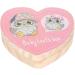 Baby Teeth Keepsake Organizer - Heart-shaped English Wooden Box with Individual Holes for Primary Teeth - Kids Tooth Save Box - Buy Online on GoSupps.com