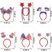 Patriotic Head Boppers and Uncle Sam Hat Set for 4th of July Party - 6 Pcs - Buy Online on GoSupps.com