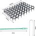 12 Pack Cat Scat Mat (8.07 X 6.1 Inch) with Plastic Spikes Cat Deterrent Mats Scat Mat for Cats Pest Prickle Strips from Digging Include 6 Staples and 6 Zip Ties - Buy Online on GoSupps.com