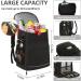 Insulated Leakproof Waterproof Backpack Cooler Bag - 30 Can Capacity, Lightweight & Durable | Perfect for Travel, Camping, Beach - Black - Buy Online on GoSupps.com