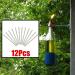 12pcs Fiberglass Tiki Wicks - Long Lifespan Replacement for Bottle Tiki Torches & Oil Lamps | Outdoor Garden Lighting Decor - Buy Online on GoSupps.com