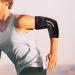 Elbow Support Sleeve - Elastic Compression Brace for Sports Pain Relief | Men & Women | Golf Tennis Basketball Football | Medium Size - Buy Online on GoSupps.com