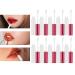 10 Plastic Clamping Lip Glaze Bottles with Red Lids | Empty Storage Bottles for Lip Mud & Glaze - Buy Online on GoSupps.com