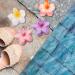 GQLV Flower Hair Claw Clips-4PCS Large Hawaiian Flower Claw Clips for Women - Strong Hold Nonslip Hair Accessories - Cute Banana Clip for Thin to Thick Hair - Holiday Gifts - Colorful (A-4pcs) - Buy Online on GoSupps.com