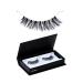 Gabeena-Self Adhesive False Eyelashes - Pair of Faux Eyelashes for Women Comes in a Box Waterproof & Reusable Wispy Lashes Soft Flexible & Trimmable Lash Extensions for a Natural Look - Wet Effect