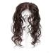 Invisible Real Hair Crown Topper for Women | Silk Base Dark Brown Perfect for Thinner Hair | 8.9x14 cm Size - Buy Online on GoSupps.com