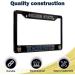 Golden State Warriors License Plate Frame - Black, 12.25 x 6.25 - Ideal Gift for Sports Fans - Slim Design - Buy Online on GoSupps.com